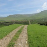 The lovely track from Kirkland to the start of the climb to Cross Fell.