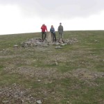 A posing threesome atop the Pennines.